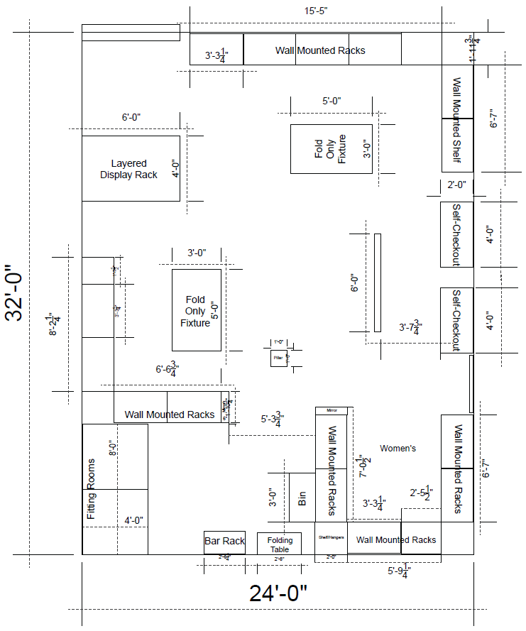 Uniqlo floorplan